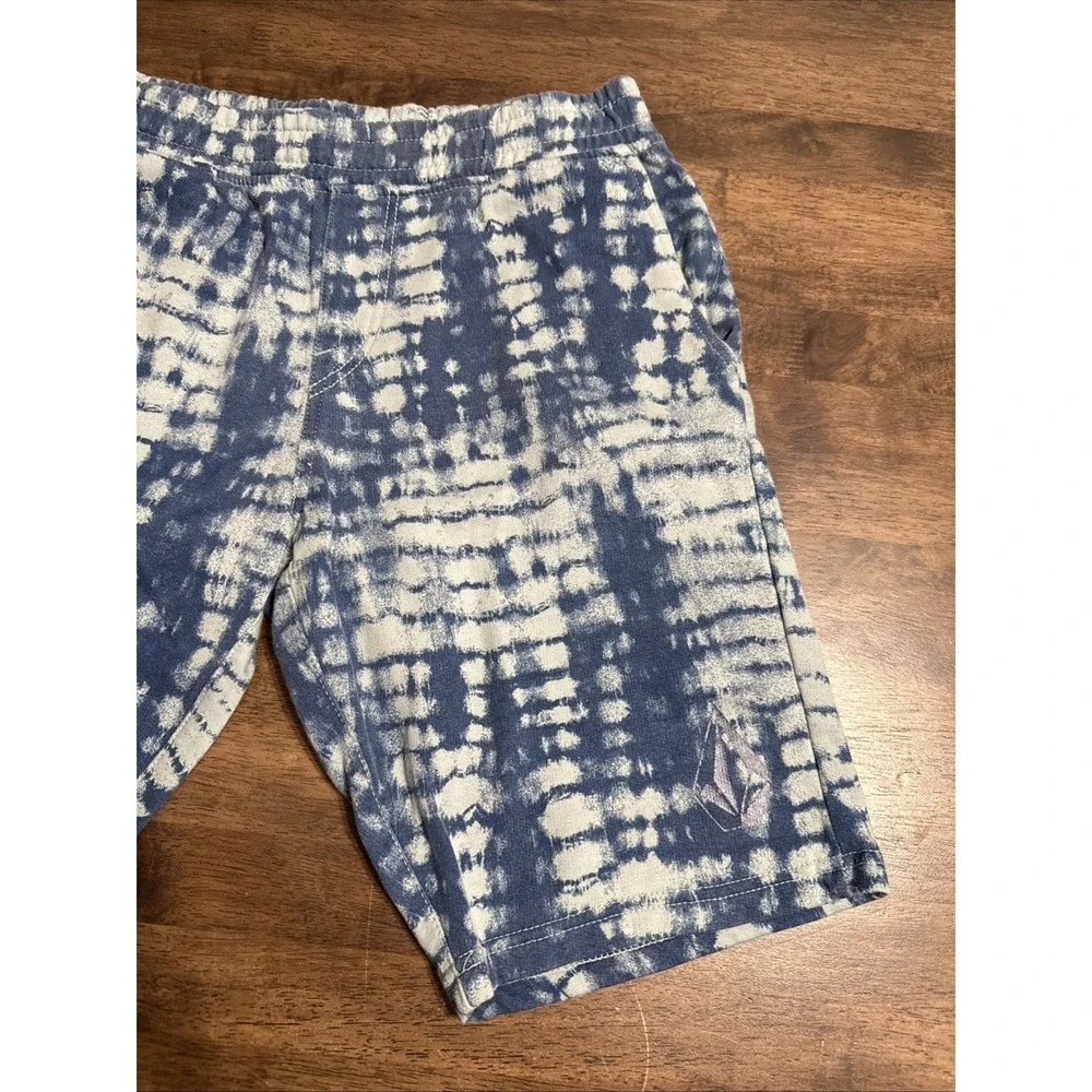 Volcom Sweat Shorts Blue Elastic Waist Flat Front Men's Small Athletic Beach - Picture 3 of 9
